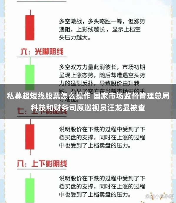 私募超短线股票怎么操作 国家市场监督管理总局科技和财务司原巡视员汪龙显被查