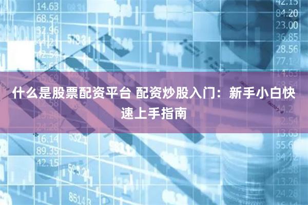 什么是股票配资平台 配资炒股入门:新手小白快速上手指南